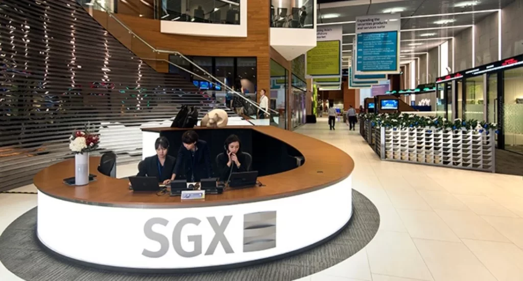 photo about the Singapore Exchange