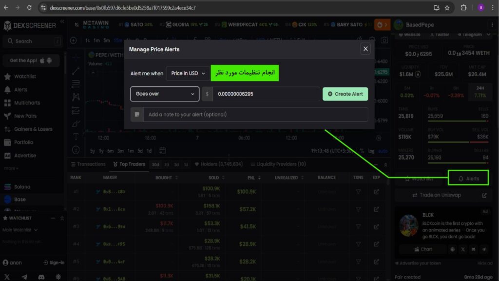 با دکس اسکرینر (Dex Screener) بازار کریپتو را مثل یک نهنگ رصد کن!
