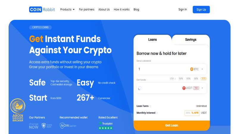 پلتفرم وام ارز دیجیتال coinrabbit