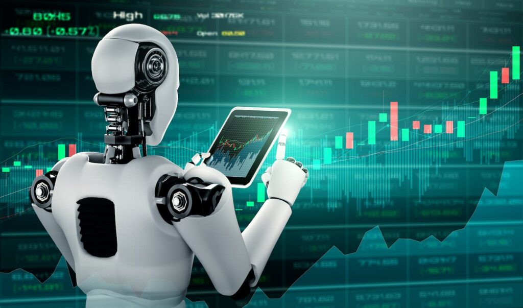 financial-technology-controlled-by-AI-robot-using-machine-learning-compressed-1024x603