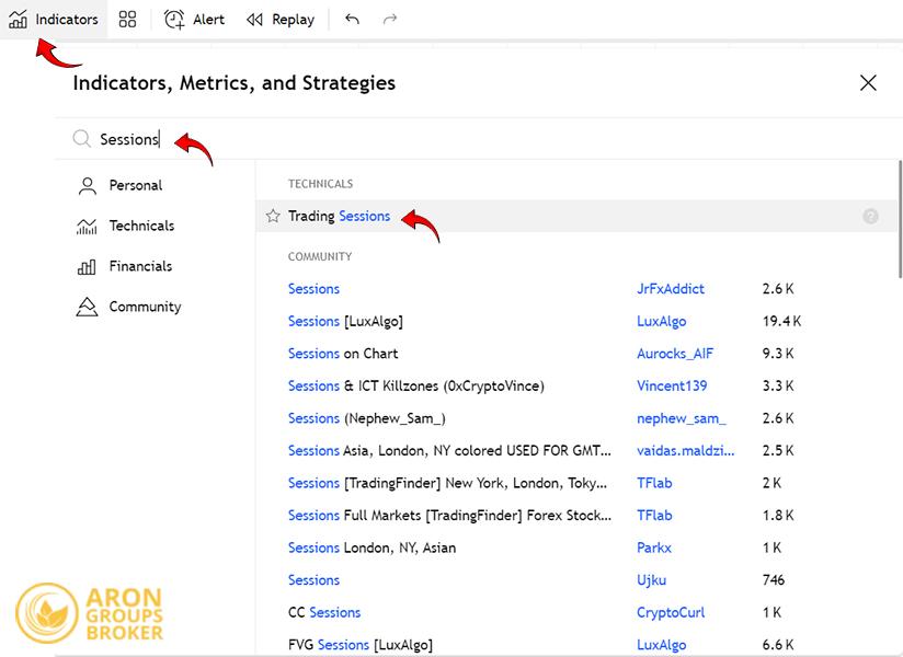 جستجوی اندیکاتور