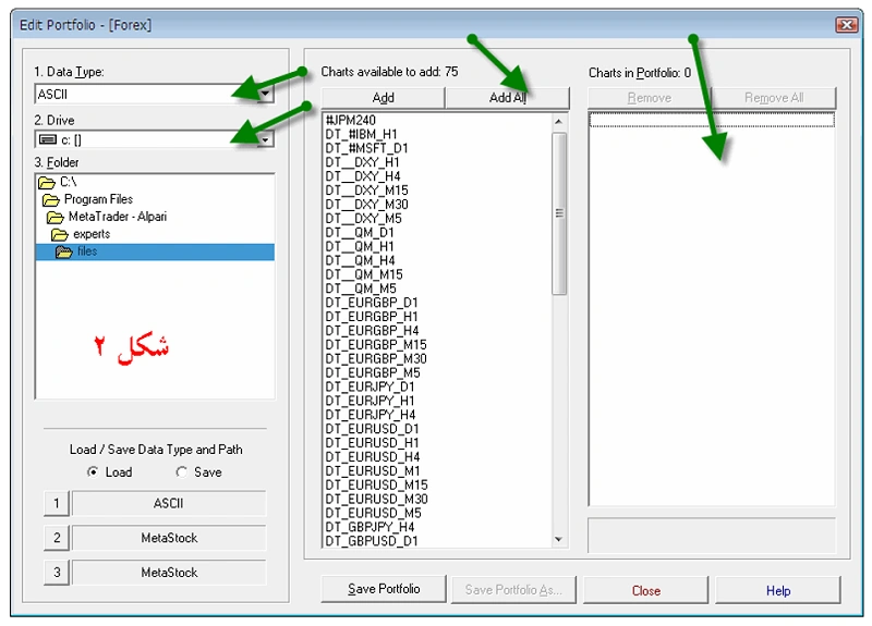 انتقال دیتا از متاتریدر به داینامیک تریدر