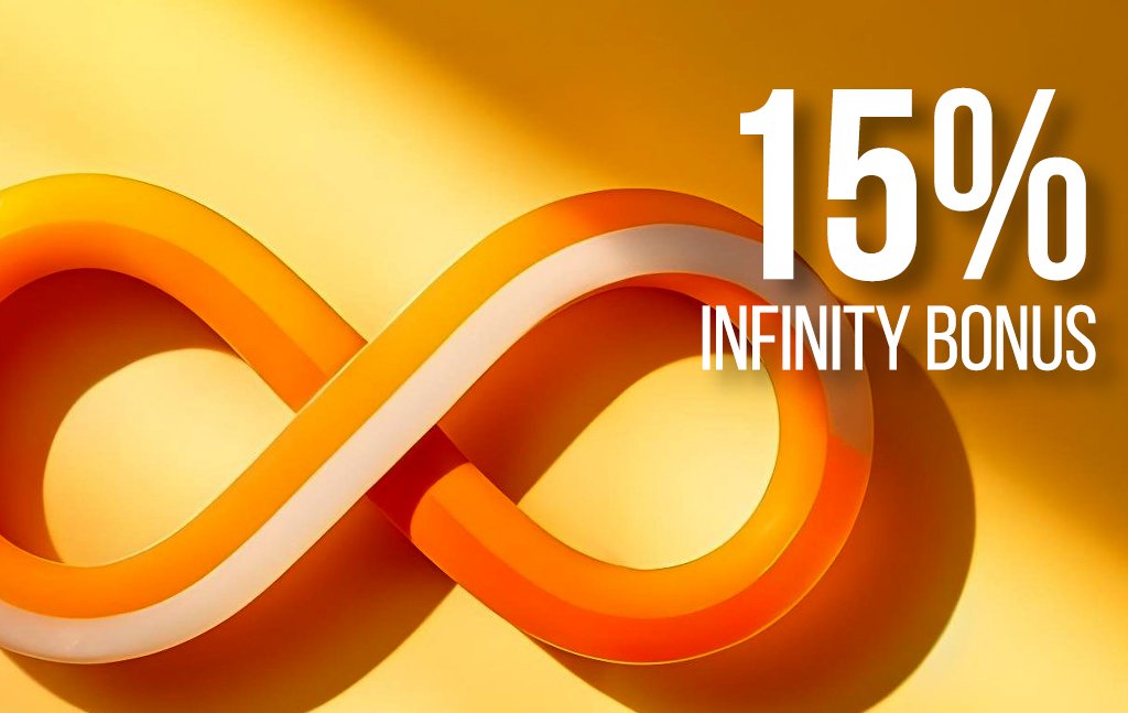 15% infinity bonus