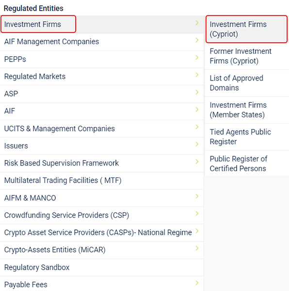 CySEC Regulation