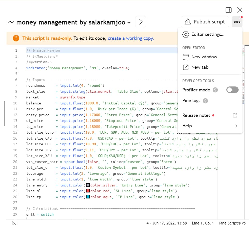 Money Management Expert Advisor