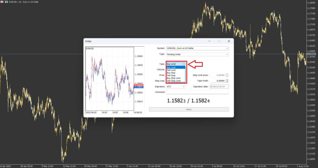 Buy Limit vs Buy Stop
