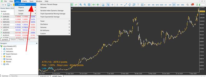 pip value indicator​