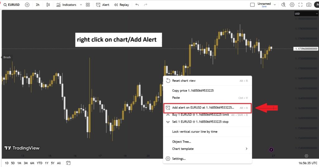 Alerts in TradingView