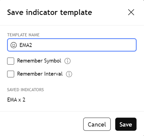 تنظیمات مووینگ اوریج در تریدینگ ویو