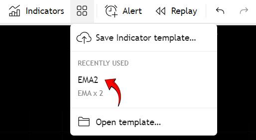 تنظیمات مووینگ اوریج در تریدینگ ویو