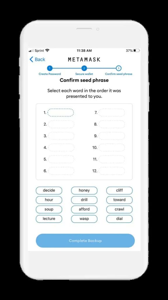 کیف پول متامسک