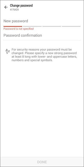 بازیابی رمز عبور متاتریدر