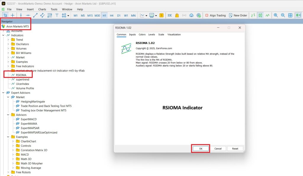 rsioma اندیکاتور