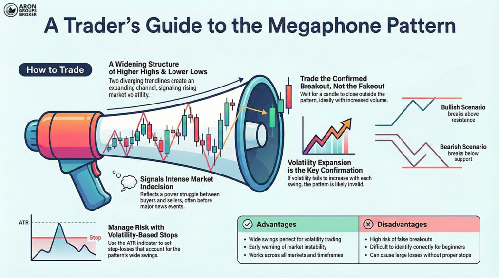 megaphone pattern