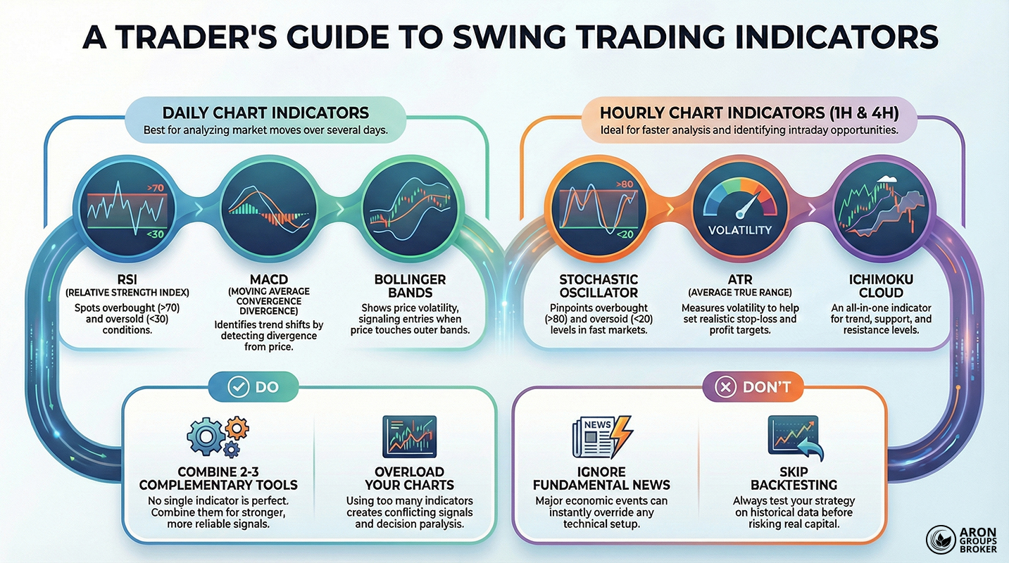 Top Swing Trading Indicators for Forex & Crypto