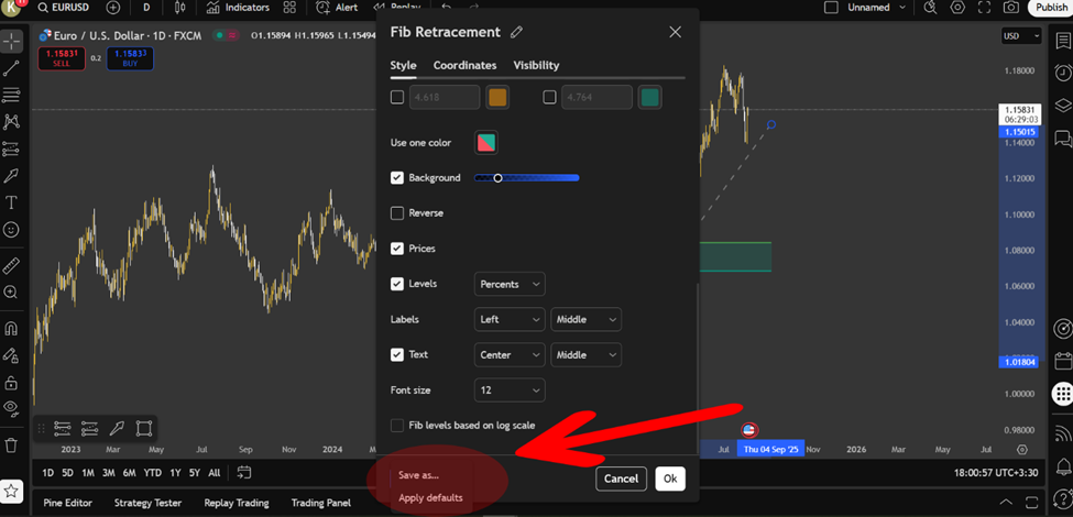 Comprehensive Guide to Fibonacci Settings for More Accurate Analysis in TradingView and MetaTrader