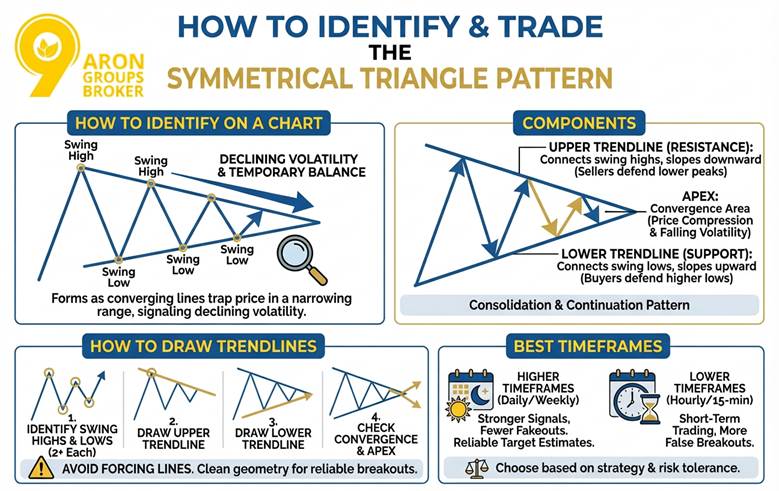 symmetrical triangle pattern