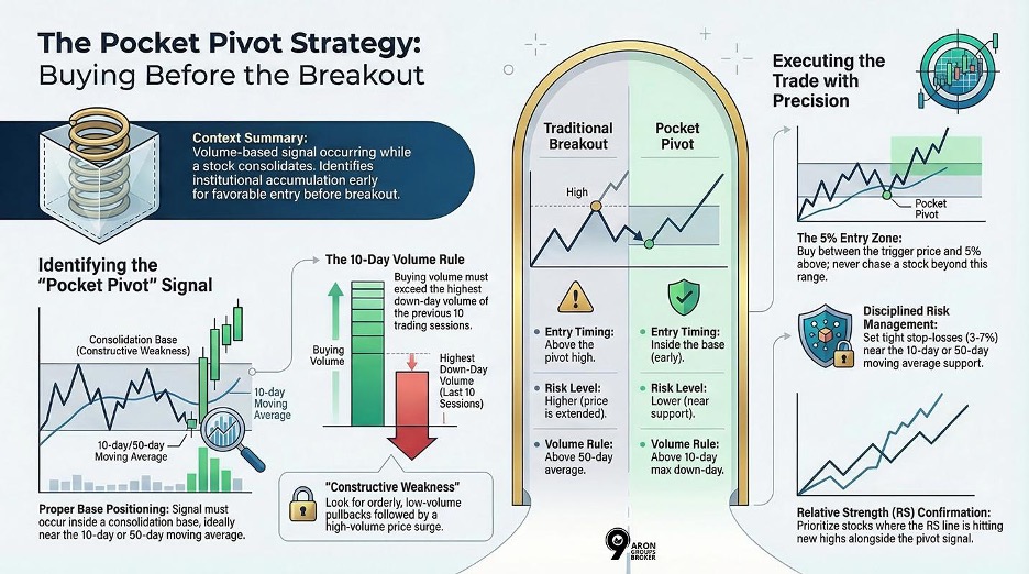 How to Trade Pocket Pivot Stocks and Spot Early Breakout Opportunities