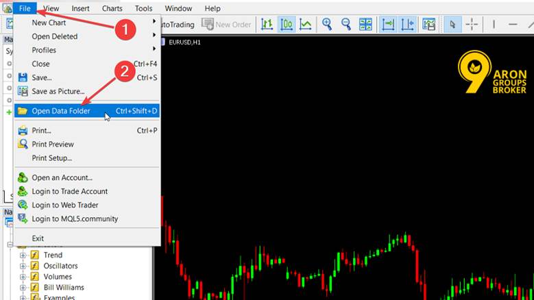 Installation the RSI Arrow Indicator