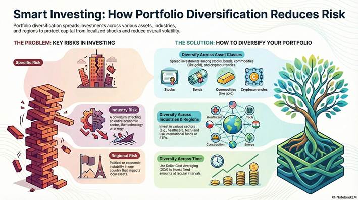how to reduce portfolio risk using diversification