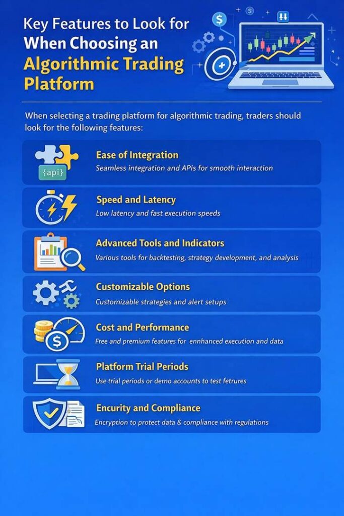 how to choose an algoritmic trading platform?