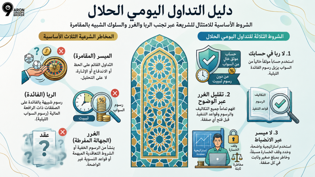 الضوابط التي تفصل بين التداول المنضبط والمقامرة
