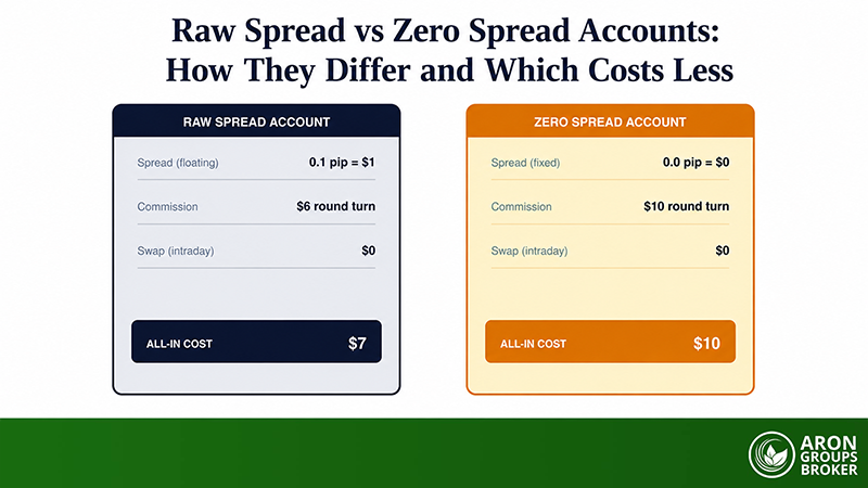 Raw Spread vs Zero Spread: Which Account Is Actually Cheaper?