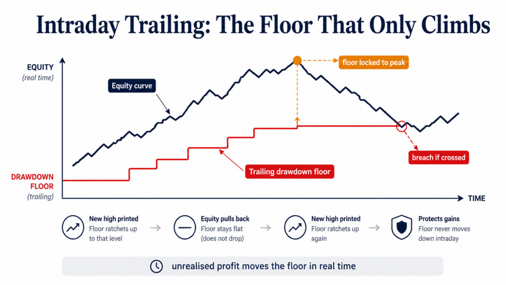 Intraday Trailing Drawdown: The Real-Time Watchdog