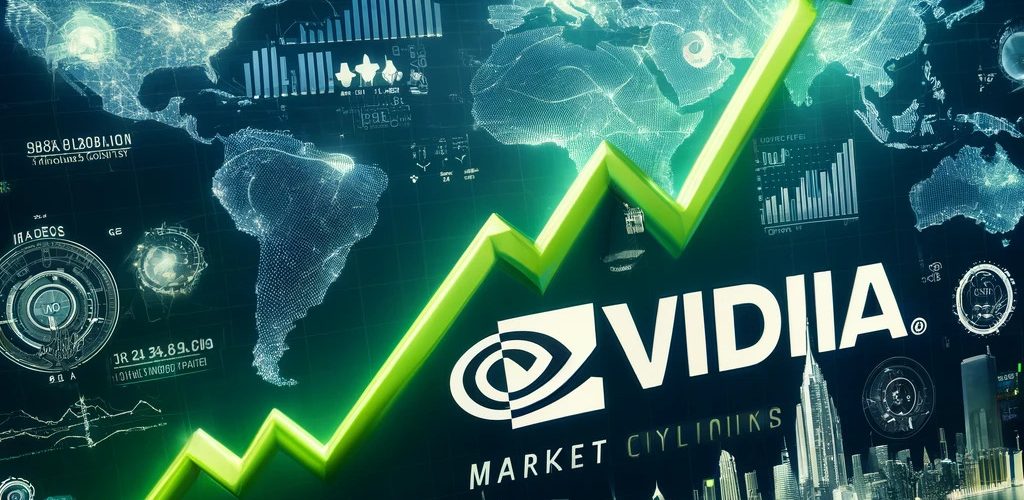 DALL·E 2024-06-07 20.13.09 - An image showing NVIDIA's market value growth surpassing the DAX index. Include elements such as a stock market graph illustrating a steep upward tren